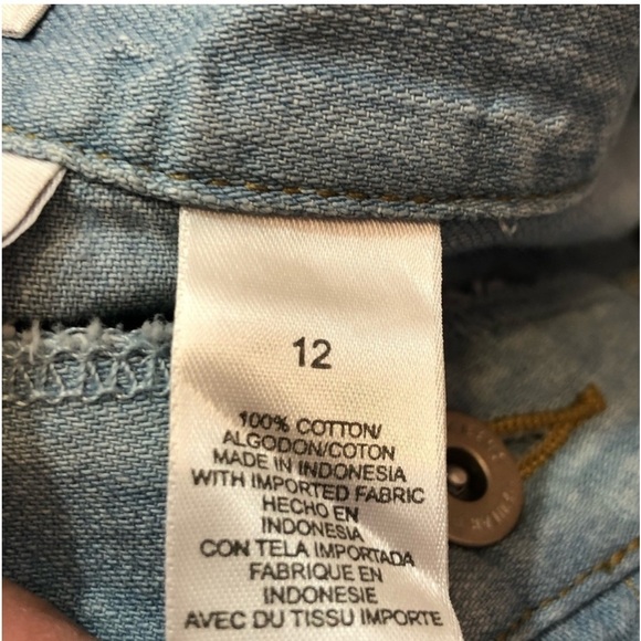 Lizwear Jean Escape to Tahiti Capris Size 12 - Picture 7 of 10